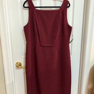 NWT Eva Mendes Burgandy Dress